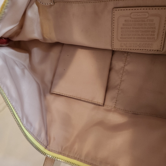 Yellow Coach Purse - Picture 10 of 16